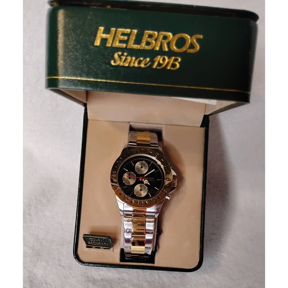 Used Helbros Quartz Chronograph Watch